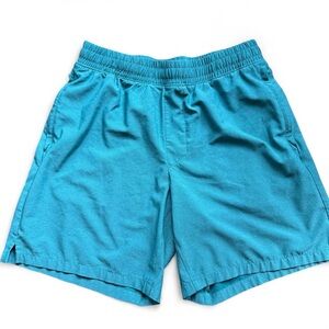 All In Motion Men's Greenish Blue Athletic Shorts